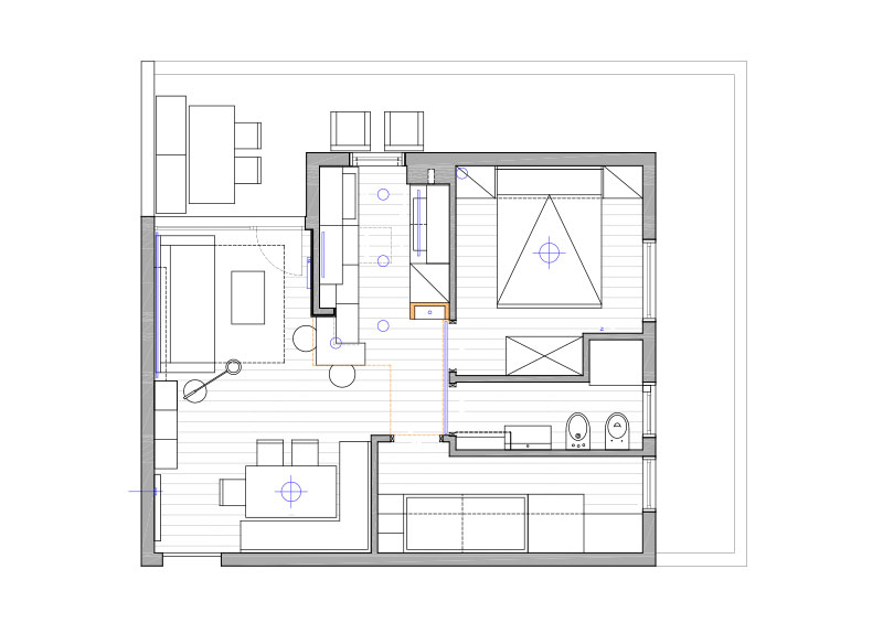 Progettazione interni appartamento a Piancavallo