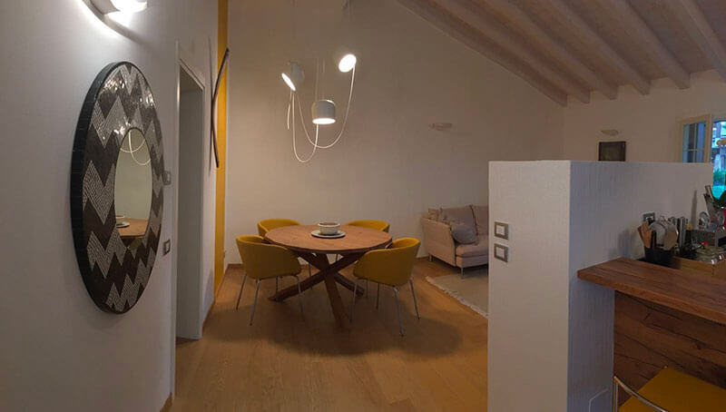 Progettazione interni di una casa a Lignano